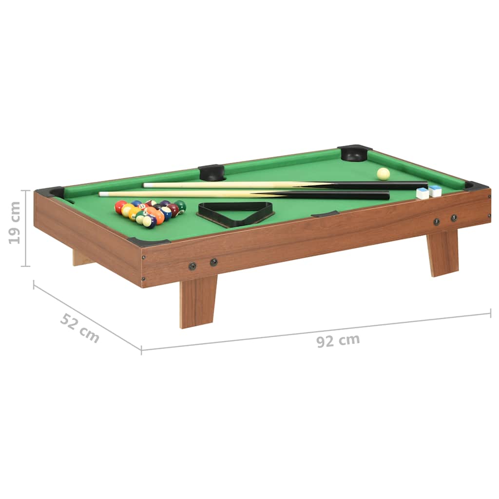 Mini table de billard 92 cm